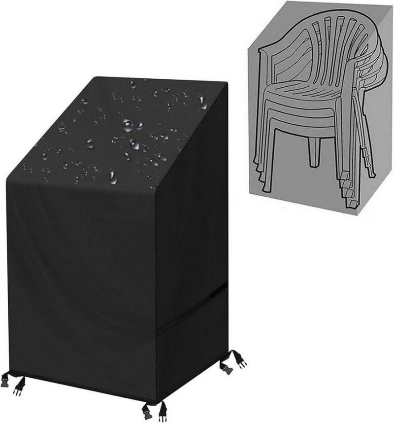 LuxusKollektion Gartenmöbel-Schutzhülle 2er Set Gartenstuhl Abdeckung 420D Oxford wasserdicht atmungsaktiv von LuxusKollektion