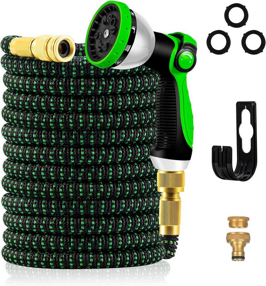 LuxusKollektion Gartenpflege-Set Flexibler Gartenschlauch 30m 3 lagiger Latex Wasserschlauch LuxusKollektion Gartenpflege-Set Flexibler Gartenschlauch 30m 3 lagiger Latex Wasserschlauch von LuxusKollektion