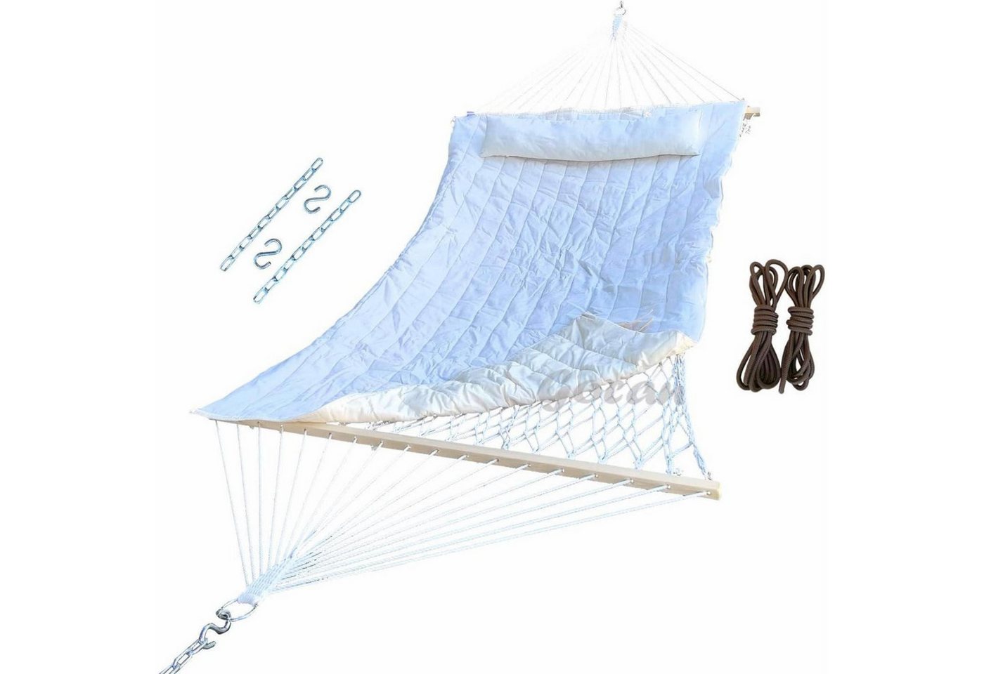 LuxusKollektion Gartenstuhl Hängematte Mesh Baumwollseil Haken Straps Ständer 9 15 Beige140 LuxusKollektion Gartenstuhl Hängematte Mesh Baumwollseil Haken Straps Ständer 9 15 Beige140 von LuxusKollektion