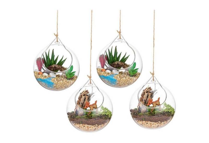 LuxusKollektion Gläser-Set Glaskugel Vase Hängend Sukkulenten Terrarium 10cm 4Pcs clear LuxusKollektion Gläser-Set Glaskugel Vase Hängend Sukkulenten Terrarium 10cm 4Pcs clear von LuxusKollektion