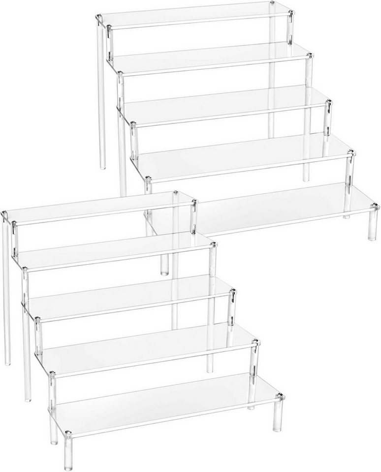 LuxusKollektion Glas 2er-Pack Acryl Display Ständer Transparent 5 Stufig für Figuren LuxusKollektion Glas 2er-Pack Acryl Display Ständer Transparent 5 Stufig für Figuren von LuxusKollektion