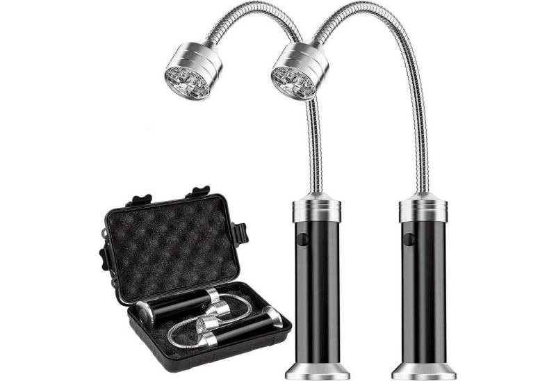 LuxusKollektion Grillbesteck-Set Magnetische Grilllampe 2er Set Super Hell 360° Grill Licht Zubehör von LuxusKollektion
