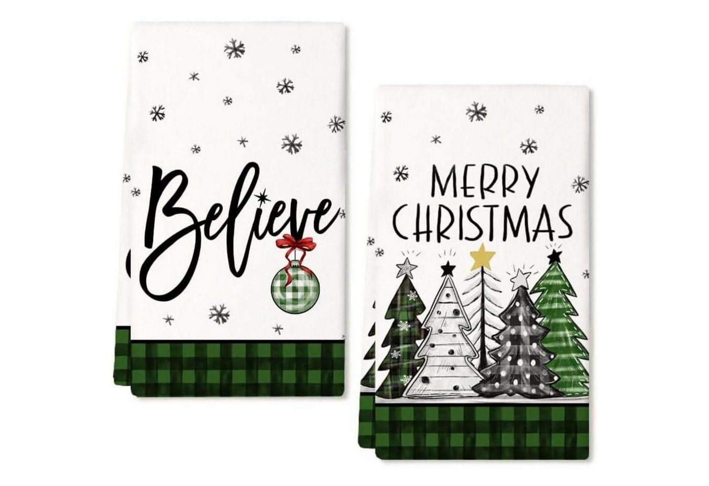 LuxusKollektion Hängedekoration 2er Geschirrtücher Weihnachtsdeko Weihnachten Tischdeko Küche Deko LuxusKollektion Hängedekoration 2er Geschirrtücher Weihnachtsdeko Weihnachten Tischdeko Küche Deko von LuxusKollektion