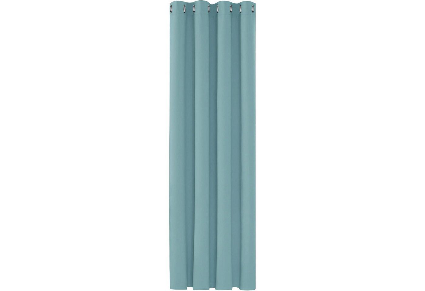 LuxusKollektion Hängedekoration Gardinen Blickdicht Ösen H183 x B132 cm (1er Pack) Himmelblau von LuxusKollektion