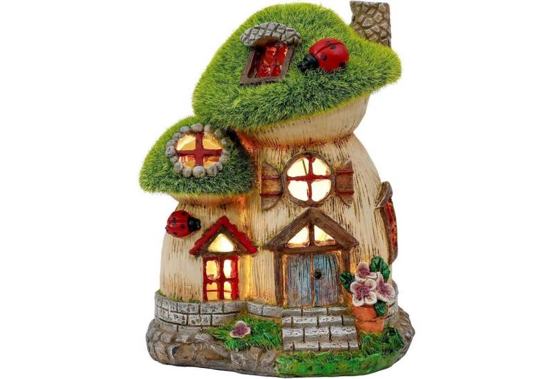 LuxusKollektion Hängedekoration Gartendeko Feenhaus Pilz Solarlampe Kunstharz Grün L LuxusKollektion Hängedekoration Gartendeko Feenhaus Pilz Solarlampe Kunstharz Grün L von LuxusKollektion