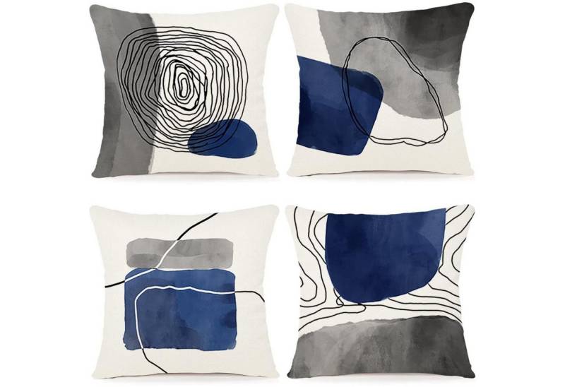 LuxusKollektion Hängedekoration Kissenbezug 50x50 4er Leinen Geometrisch Sofa A082 50 x 50 cm 4 Stück LuxusKollektion Hängedekoration Kissenbezug 50x50 4er Leinen Geometrisch Sofa A082 50 x 50 cm 4 Stück von LuxusKollektion
