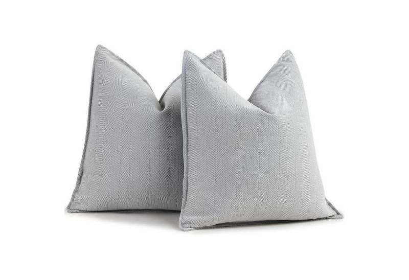 LuxusKollektion Hängedekoration Kissenbezug Chenille Dekokissen Hell Grau 45 x 45 cm 2 Stück LuxusKollektion Hängedekoration Kissenbezug Chenille Dekokissen Hell Grau 45 x 45 cm 2 Stück von LuxusKollektion