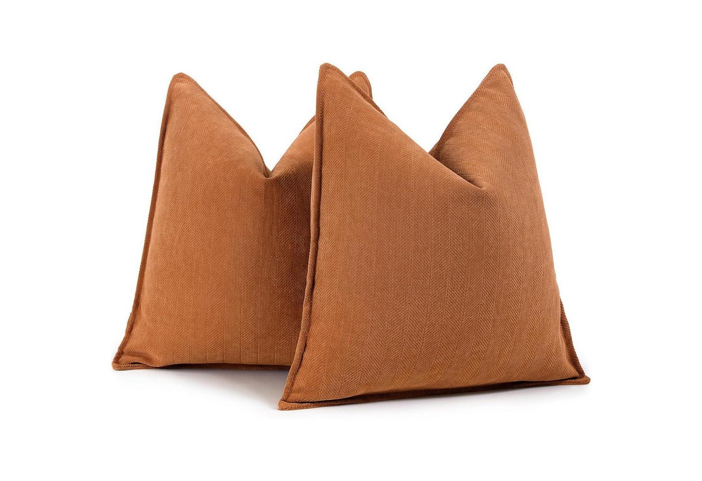 LuxusKollektion Hängedekoration Kissenbezug Chenille Sofakissen Orange 45 x 45 cm, 2 Stück LuxusKollektion Hängedekoration Kissenbezug Chenille Sofakissen Orange 45 x 45 cm, 2 Stück von LuxusKollektion