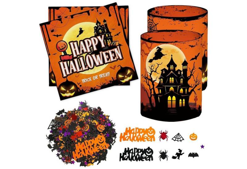 LuxusKollektion Hängedekoration Servietten 20 Konfetti 15g Windlicht 12 Kürbis Spinnennetz Halloween LuxusKollektion Hängedekoration Servietten 20 Konfetti 15g Windlicht 12 Kürbis Spinnennetz Halloween von LuxusKollektion
