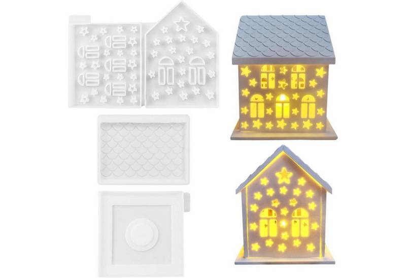 LuxusKollektion Hängedekoration Silikonformen Gießformen 3D Häuser Kerzenhalter Gips C LuxusKollektion Hängedekoration Silikonformen Gießformen 3D Häuser Kerzenhalter Gips C von LuxusKollektion
