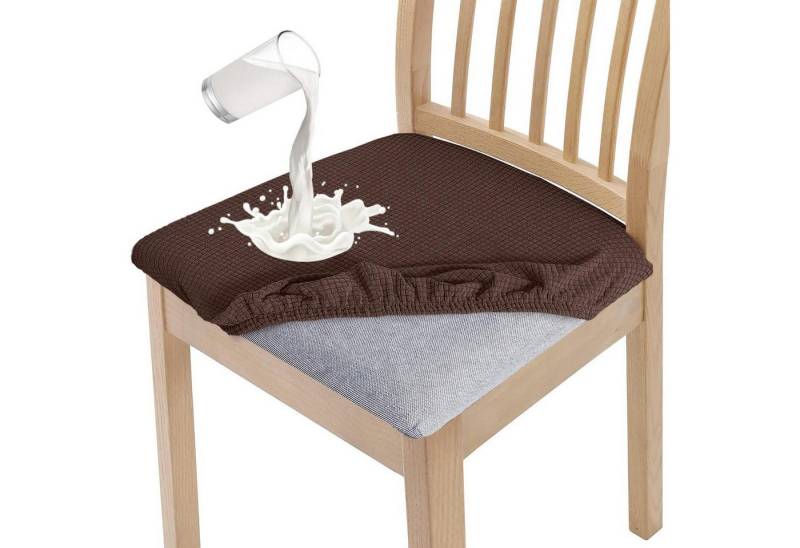 LuxusKollektion Hängedekoration Sitzbezüge Esszimmerstuhl wasserdicht waschbar 4er Set Schokolade LuxusKollektion Hängedekoration Sitzbezüge Esszimmerstuhl wasserdicht waschbar 4er Set Schokolade von LuxusKollektion