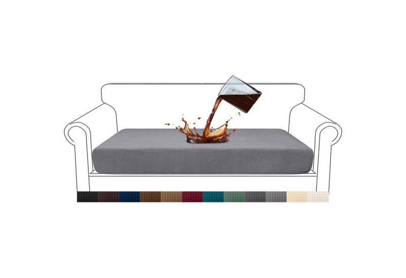 LuxusKollektion Hängedekoration Sitzkissenbezug Wasserdicht Stretch Jacquard 2 Sitzer Hellgrau LuxusKollektion Hängedekoration Sitzkissenbezug Wasserdicht Stretch Jacquard 2 Sitzer Hellgrau von LuxusKollektion