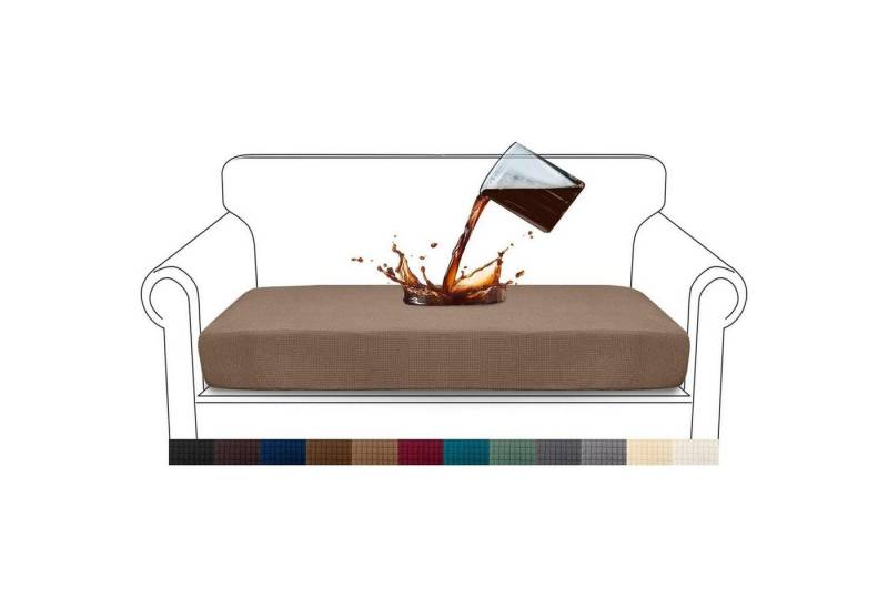 LuxusKollektion Hängedekoration Sitzkissenbezug Wasserdicht Stretch Jacquard Sofa 2 Sitzer Kamel LuxusKollektion Hängedekoration Sitzkissenbezug Wasserdicht Stretch Jacquard Sofa 2 Sitzer Kamel von LuxusKollektion