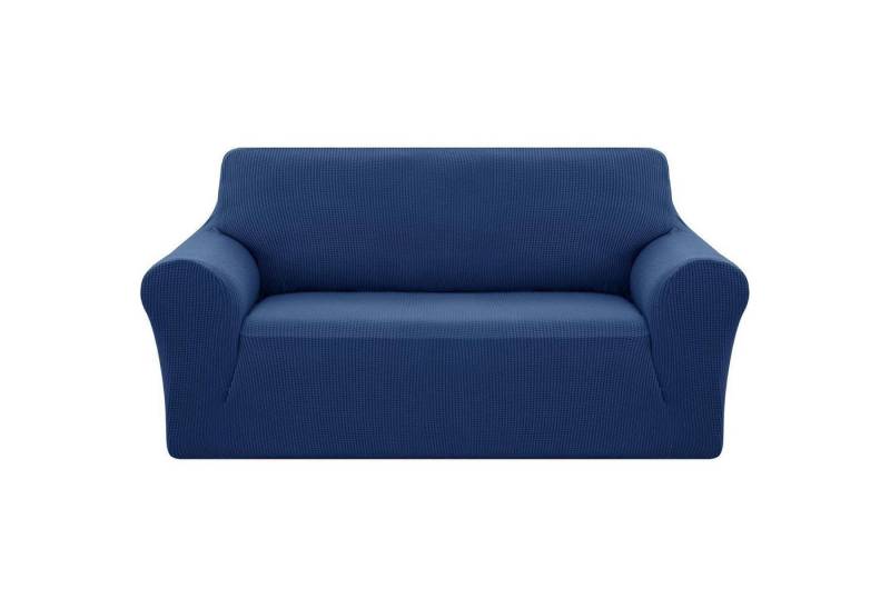 LuxusKollektion Hängedekoration Sofabezug 2 Sitzer Armlehnen Jacquard 152x83x89 CM Blau von LuxusKollektion