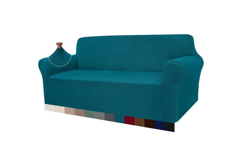 LuxusKollektion Hängedekoration Sofabezug Jacquard Stretch Protector Hunde Haustiere 3 Sitzer Blaugrün LuxusKollektion Hängedekoration Sofabezug Jacquard Stretch Protector Hunde Haustiere 3 Sitzer Blaugrün von LuxusKollektion