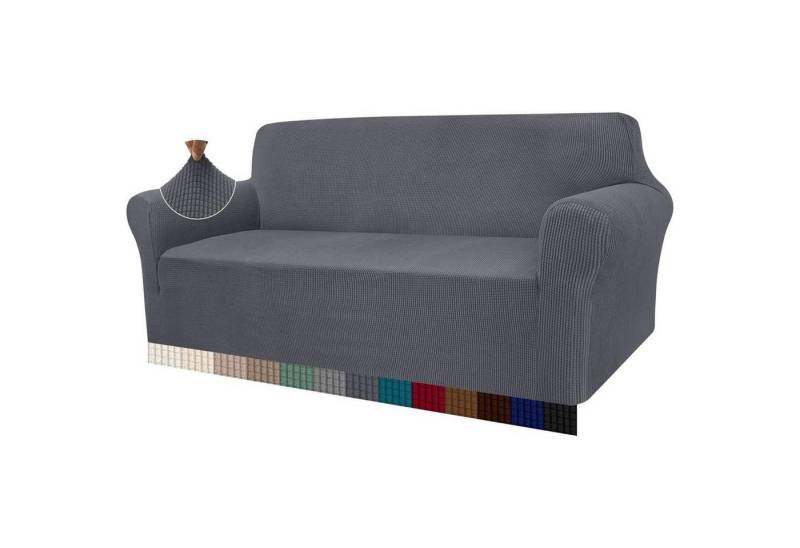 LuxusKollektion Hängedekoration Sofabezug Jacquard Stretch Sofahusse Wohnzimmer 3 Sitzer Grau LuxusKollektion Hängedekoration Sofabezug Jacquard Stretch Sofahusse Wohnzimmer 3 Sitzer Grau von LuxusKollektion