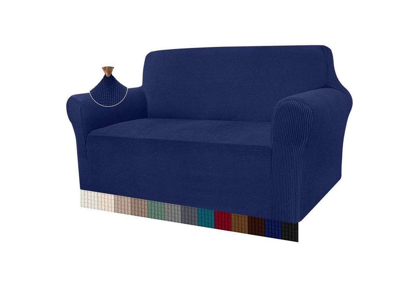 LuxusKollektion Hängedekoration Sofabezug Sofahusse Jacquard Stretch Hunde 2 Sitzer Dunkelblau LuxusKollektion Hängedekoration Sofabezug Sofahusse Jacquard Stretch Hunde 2 Sitzer Dunkelblau von LuxusKollektion