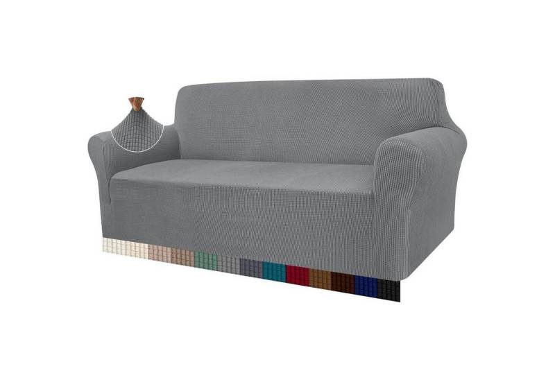 LuxusKollektion Hängedekoration Sofabezug Stretch Jacquard Elastisch Haustiere Hunde 3 Sitzer Hellgrau LuxusKollektion Hängedekoration Sofabezug Stretch Jacquard Elastisch Haustiere Hunde 3 Sitzer Hellgrau von LuxusKollektion