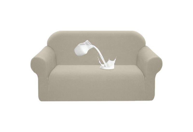 LuxusKollektion Hängedekoration Sofabezug Stretch Wasserdicht Sofahusse Spandex 2 Sitzer Sand LuxusKollektion Hängedekoration Sofabezug Stretch Wasserdicht Sofahusse Spandex 2 Sitzer Sand von LuxusKollektion
