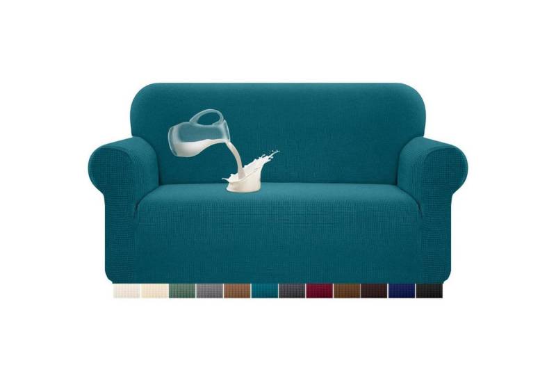 LuxusKollektion Hängedekoration Sofabezug Stretch Wasserdicht Spandex Jacquard 2 Sitzer Blaugrün LuxusKollektion Hängedekoration Sofabezug Stretch Wasserdicht Spandex Jacquard 2 Sitzer Blaugrün von LuxusKollektion