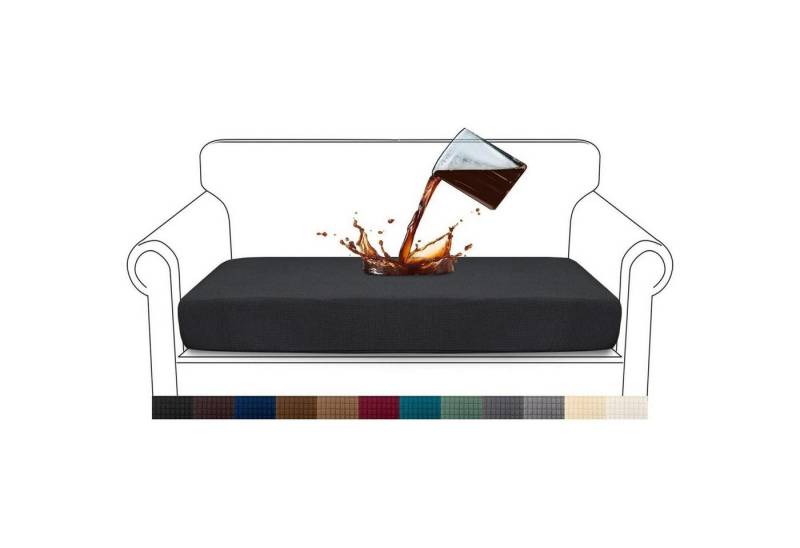 LuxusKollektion Hängedekoration Sofabezug Wasserdicht Jacquard Highstretch 2 Sitzer Schwarz LuxusKollektion Hängedekoration Sofabezug Wasserdicht Jacquard Highstretch 2 Sitzer Schwarz von LuxusKollektion