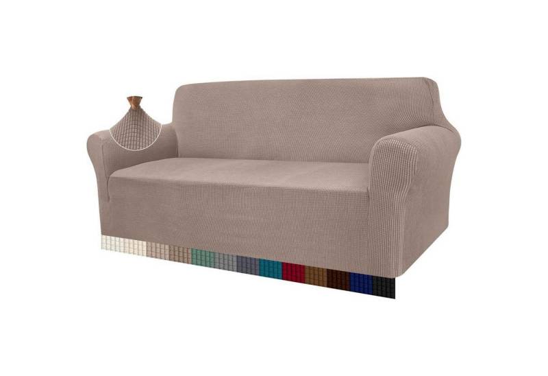 LuxusKollektion Hängedekoration Sofahusse Stretch Jacquard Wohnzimmer Hunde Haustiere 3 Sitzer Sand LuxusKollektion Hängedekoration Sofahusse Stretch Jacquard Wohnzimmer Hunde Haustiere 3 Sitzer Sand von LuxusKollektion