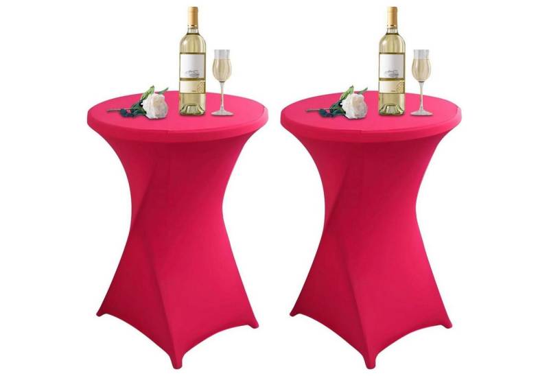 LuxusKollektion Hängedekoration Stehtischhusse rund 80-85 cm elastisch Stretch Rosenrot 2 Stück LuxusKollektion Hängedekoration Stehtischhusse rund 80-85 cm elastisch Stretch Rosenrot 2 Stück von LuxusKollektion