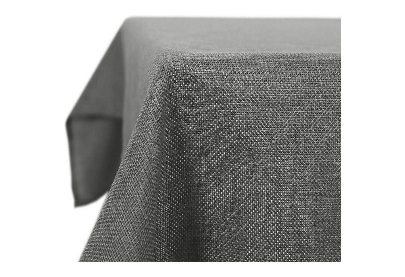 LuxusKollektion Hängedekoration Tischdecke Abwaschbar Lotuseffekt 200 x 150 cm (Rechteckig) Grau von LuxusKollektion