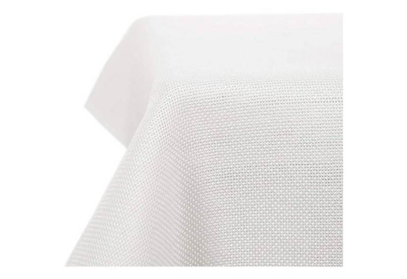 LuxusKollektion Hängedekoration Tischdecke Abwaschbar Lotuseffekt 300 x 150 cm (Rechteckig) Weiß von LuxusKollektion