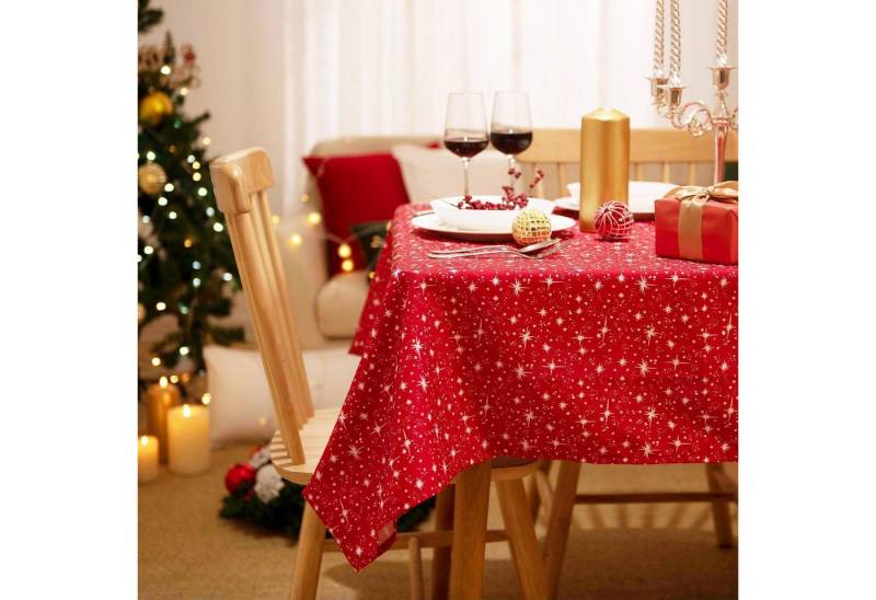 LuxusKollektion Hängedekoration Tischdecke Kosmische 200.7 x 137.2 cm (Rechteckig) Kosmische Sterne von LuxusKollektion