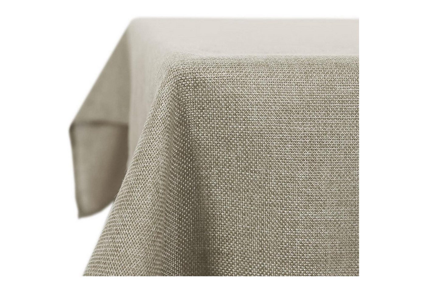 LuxusKollektion Hängedekoration Tischdecke Leinenoptik 250 x 140 cm (Rechteckig) Leinen von LuxusKollektion