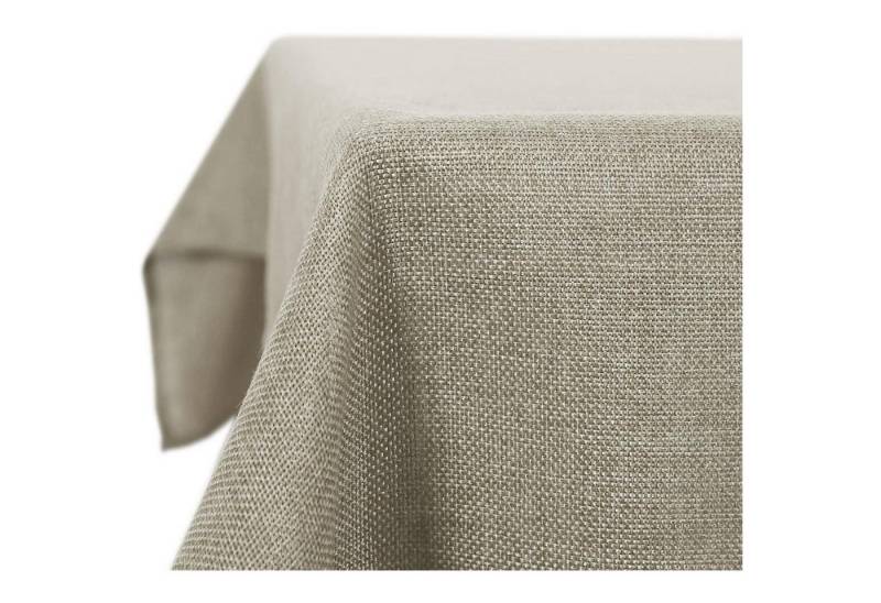 LuxusKollektion Hängedekoration Tischdecke Leinenoptik 250 x 140 cm (Rechteckig) Leinen von LuxusKollektion