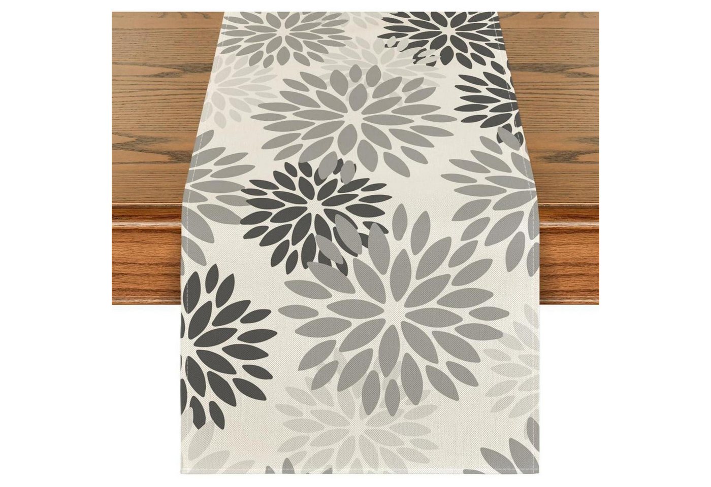 LuxusKollektion Hängedekoration Tischläufer Blumen Dahlien Herbst Grau Küche Saisonal 40 x 180 cm Grau LuxusKollektion Hängedekoration Tischläufer Blumen Dahlien Herbst Grau Küche Saisonal 40 x 180 cm Grau von LuxusKollektion