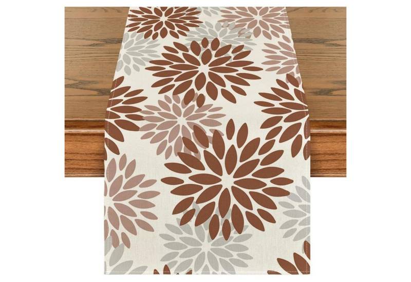 LuxusKollektion Hängedekoration Tischläufer Blumen Dahlien Herbst braun Tisch 40 x 100 cm Braun LuxusKollektion Hängedekoration Tischläufer Blumen Dahlien Herbst braun Tisch 40 x 100 cm Braun von LuxusKollektion