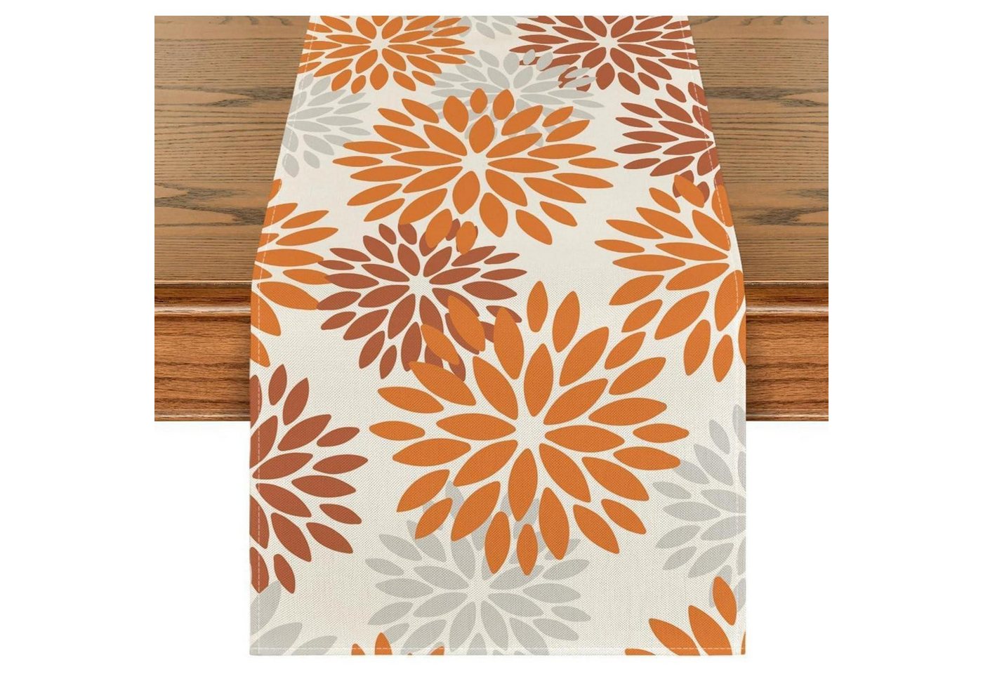 LuxusKollektion Hängedekoration Tischläufer Dahlien orange Herbst 40 x 140 cm Tischläufer Orange LuxusKollektion Hängedekoration Tischläufer Dahlien orange Herbst 40 x 140 cm Tischläufer Orange von LuxusKollektion