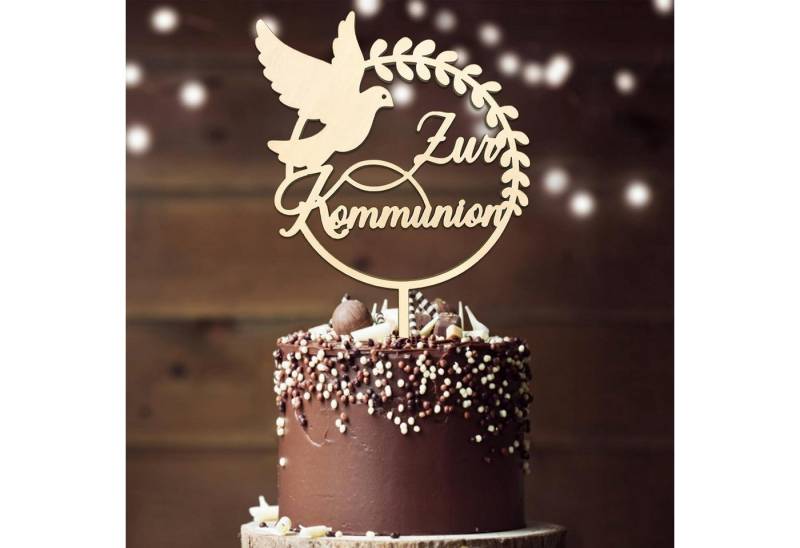 LuxusKollektion Hängedekoration Tortendeko Kommunion Holz Torten Topper Zur Kommunion Cake Topper LuxusKollektion Hängedekoration Tortendeko Kommunion Holz Torten Topper Zur Kommunion Cake Topper von LuxusKollektion