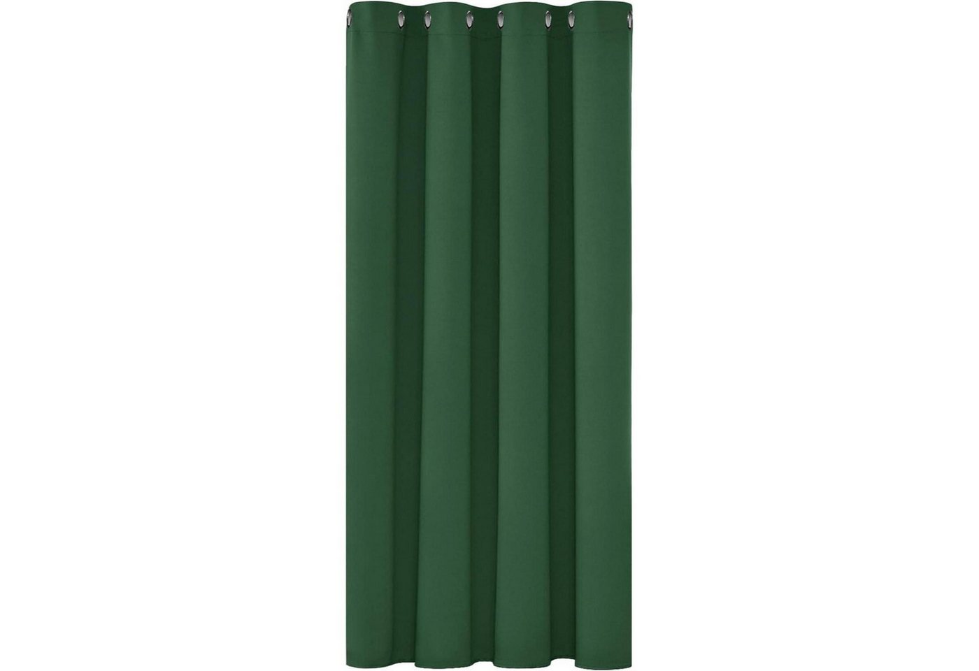 LuxusKollektion Hängedekoration Vorhänge Verdunkelung Ösen H138 x B132 cm (1er Pack) Waldgrün von LuxusKollektion