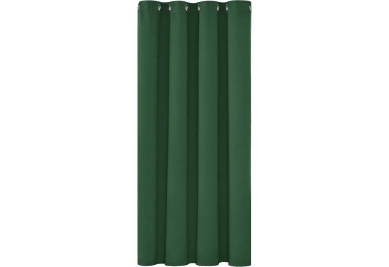 LuxusKollektion Hängedekoration Vorhänge Verdunkelung Ösen H138 x B132 cm (1er Pack) Waldgrün von LuxusKollektion