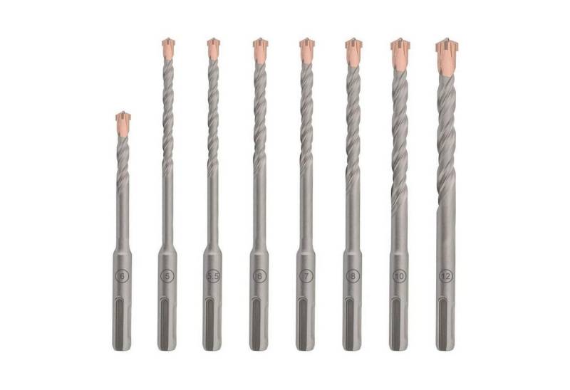 LuxusKollektion Hammerbohrer Bohrerset SDS Plus 8tlg 5-12 mm Hammerbohrer Beton 4 Schneiden LuxusKollektion Hammerbohrer Bohrerset SDS Plus 8tlg 5-12 mm Hammerbohrer Beton 4 Schneiden von LuxusKollektion