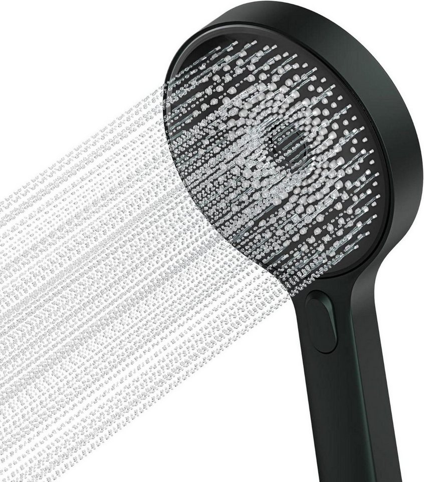 LuxusKollektion Handbrause Handbrause Duschkopf Regendusche 130 mm 3 Strahlarten Schwarz LuxusKollektion Handbrause Handbrause Duschkopf Regendusche 130 mm 3 Strahlarten Schwarz von LuxusKollektion