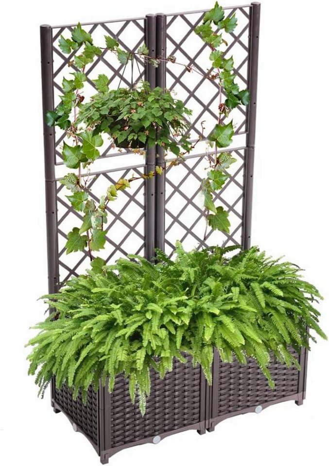 LuxusKollektion Hochbeet Rankkasten Hochbeet Pflanzgefäß Terrasse Balkon 80x40x136cm LuxusKollektion Hochbeet Rankkasten Hochbeet Pflanzgefäß Terrasse Balkon 80x40x136cm von LuxusKollektion