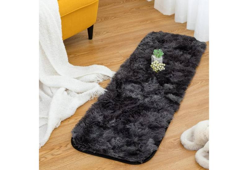 LuxusKollektion Hochflor-Läufer Teppich Wohnzimmer Hochflor Rutschfest B-dunkelgrau 40x120CM LuxusKollektion Hochflor-Läufer Teppich Wohnzimmer Hochflor Rutschfest B-dunkelgrau 40x120CM von LuxusKollektion