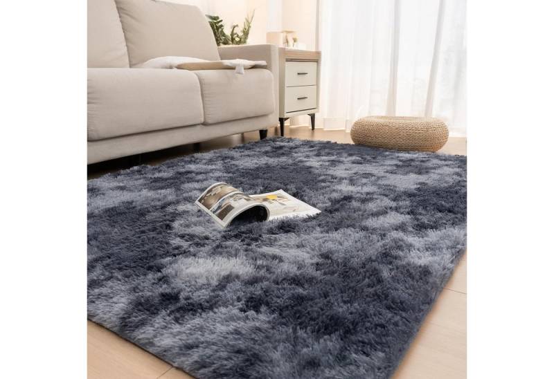 LuxusKollektion Hochflor-Teppich Teppich Hochflor Shaggy Waschbar dunkelgrau Dunkelgrau 200 x 290 cm LuxusKollektion Hochflor-Teppich Teppich Hochflor Shaggy Waschbar dunkelgrau Dunkelgrau 200 x 290 cm von LuxusKollektion