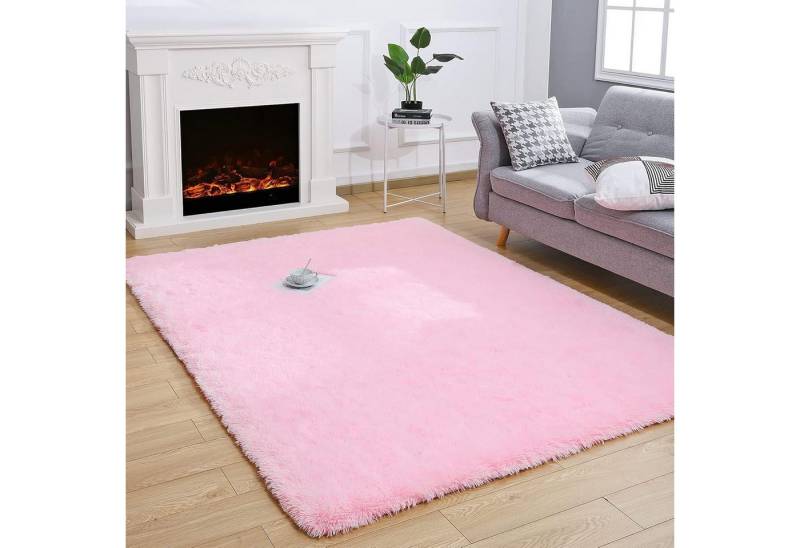 LuxusKollektion Hochflor-Teppich Teppich Hochflor Shaggy Wohnzimmer Schlafzimmer Rosa 160 x 230 cm LuxusKollektion Hochflor-Teppich Teppich Hochflor Shaggy Wohnzimmer Schlafzimmer Rosa 160 x 230 cm von LuxusKollektion
