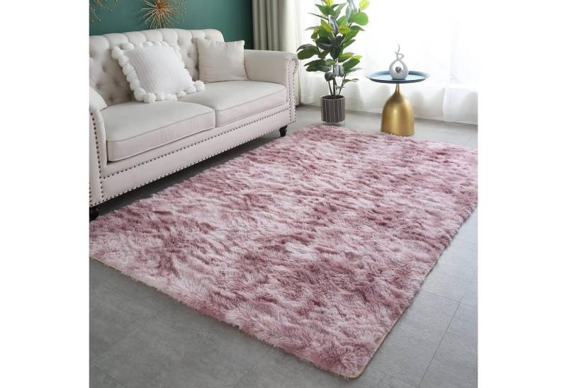 LuxusKollektion Hochflor-Teppich Teppich Hochflor Shaggy Wohnzimmer Schlafzimmer Rosa Lila 160 x 230 cm LuxusKollektion Hochflor-Teppich Teppich Hochflor Shaggy Wohnzimmer Schlafzimmer Rosa Lila 160 x 230 cm von LuxusKollektion