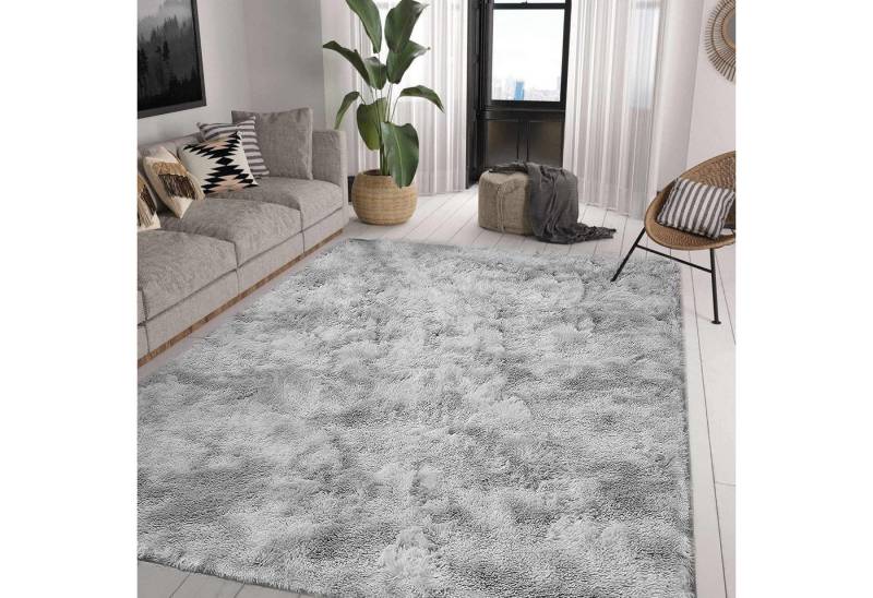 LuxusKollektion Hochflor-Teppich Teppich Hochflor Wohnzimmer Schlafzimmer 200*250cm Grau Weiß LuxusKollektion Hochflor-Teppich Teppich Hochflor Wohnzimmer Schlafzimmer 200*250cm Grau Weiß von LuxusKollektion