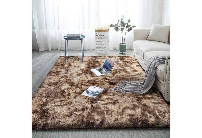 LuxusKollektion Hochflor-Teppich Teppich Shaggy Schlafzimmer Batik Zottig Neu Braun 180 x 270 cm LuxusKollektion Hochflor-Teppich Teppich Shaggy Schlafzimmer Batik Zottig Neu Braun 180 x 270 cm von LuxusKollektion