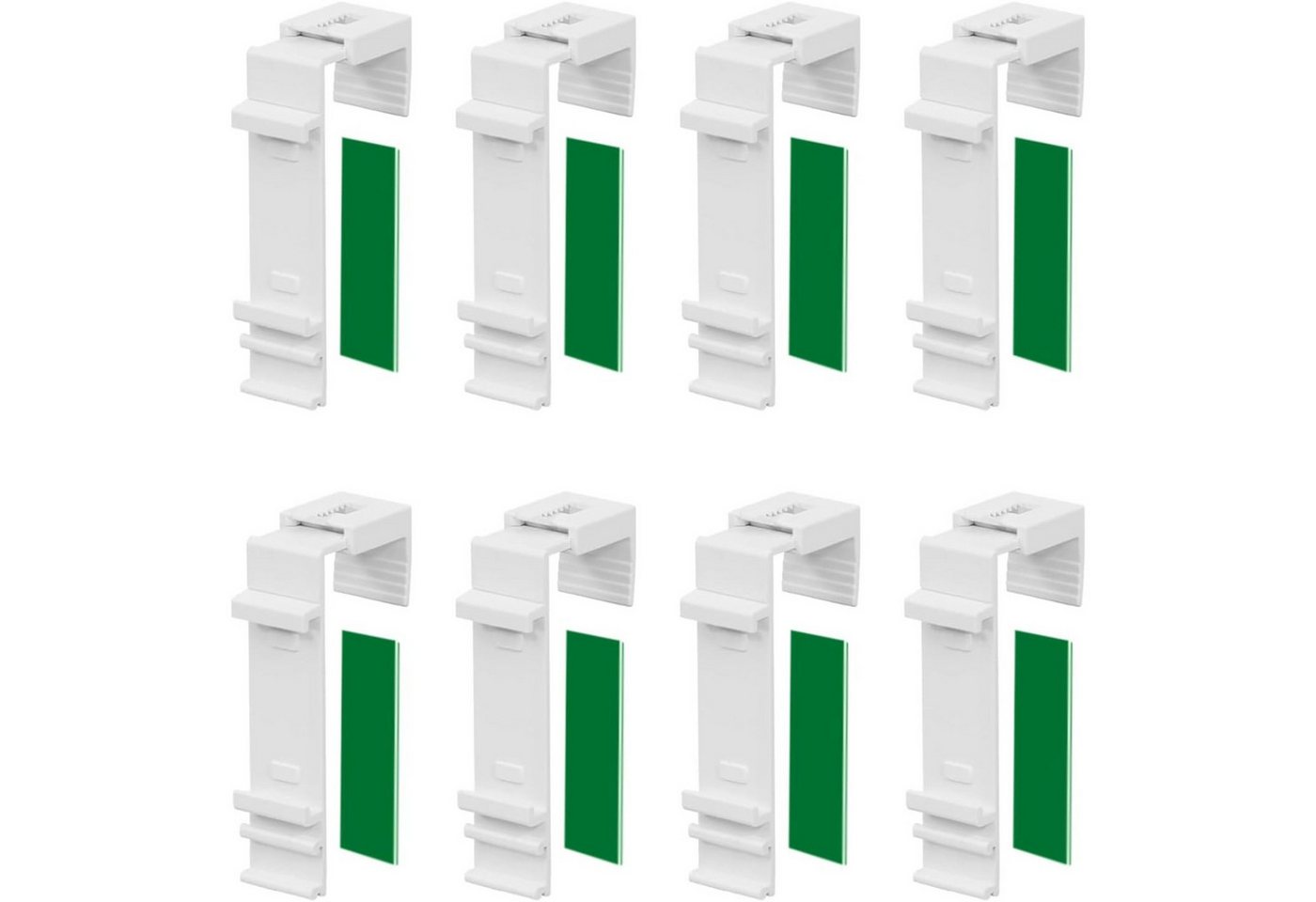 LuxusKollektion Jalousie Klemmfix Halterung 8 Stk Klemmhalter lang für Klemmfix LuxusKollektion Jalousie Klemmfix Halterung 8 Stk Klemmhalter lang für Klemmfix von LuxusKollektion