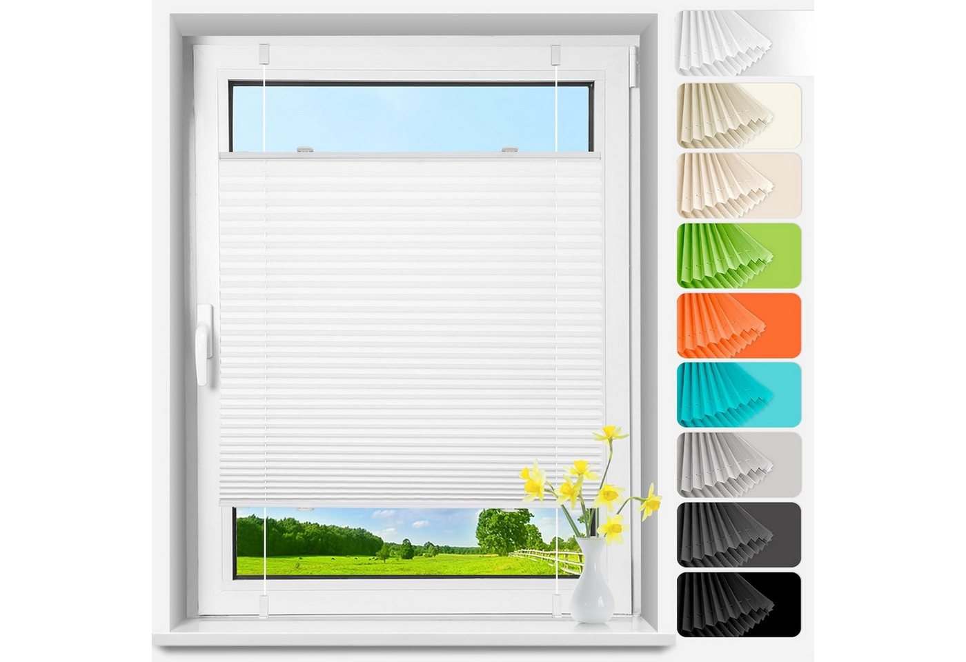 LuxusKollektion Jalousie rollos für ohne bohren jalousien Plissee Klemmfix 35x100cm LuxusKollektion Jalousie rollos für ohne bohren jalousien Plissee Klemmfix 35x100cm von LuxusKollektion