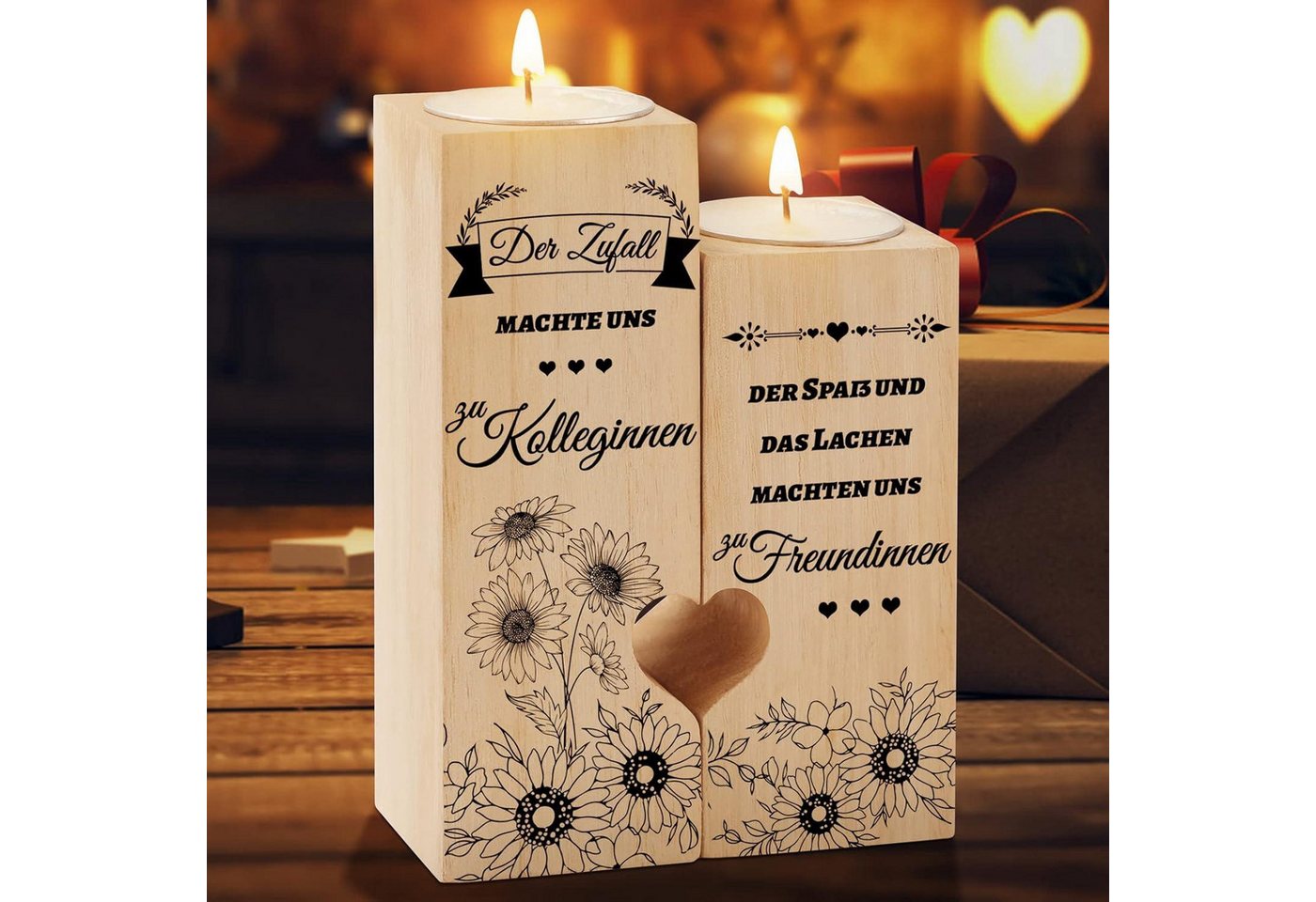 LuxusKollektion Kerzenständer Abschiedsgeschenk Kollegen Kerzenständer Weihnachten Geschenke zum von LuxusKollektion